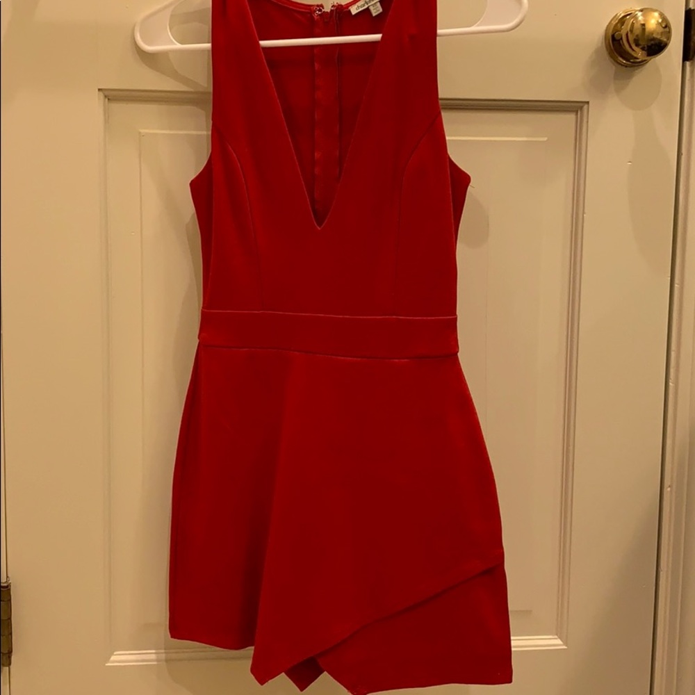 Deep V-Neck Romper (NWOT)